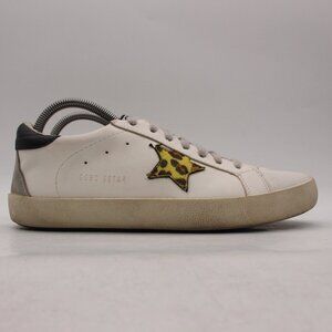 Zhuocaizi Women's Size 41 White Super Star Sneakers Star GGDB Lace Up